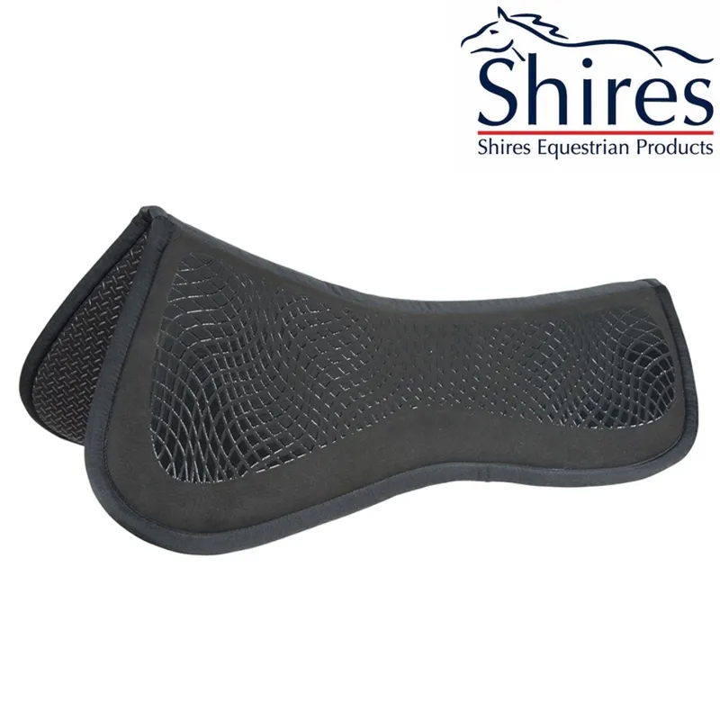 Shires Memory Foam Saddle Pad - Black 